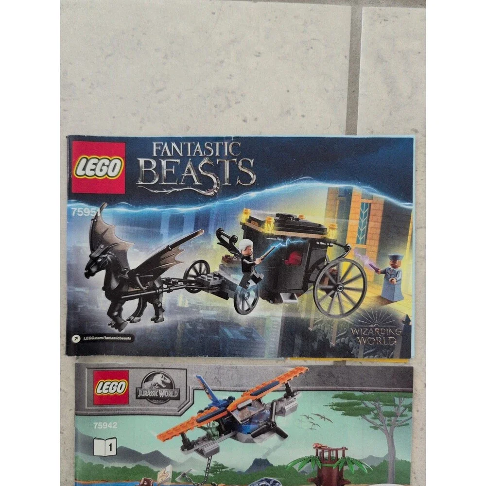 Lego Random Lot Harry Potter, Jurassic World, Fantastic Beasts INSTRUCTIONS ONLY